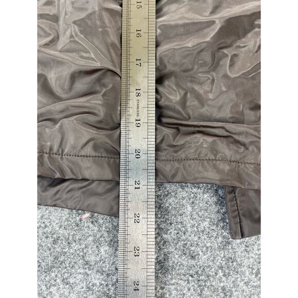 Girls Brown Red Button Down Polyester Jacket Coat Youth - Picture 10 of 10